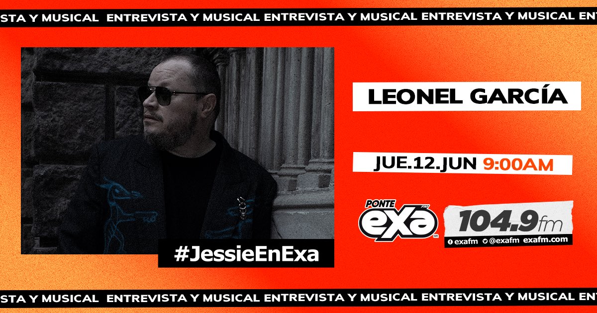 🥳Al aire en esta mañana de jueves llega a la cabina de #JessieEnExa <a href="/LeonelGOficial/">Leonel García</a> para hacernos suspirar con su música. 🎶✨😍Sintonízanos en Ciudad Victoria, Tamaulipas por el 94.5 FM con <a href="/jessiecervantes/">Jessie Cervantes</a> 🥳