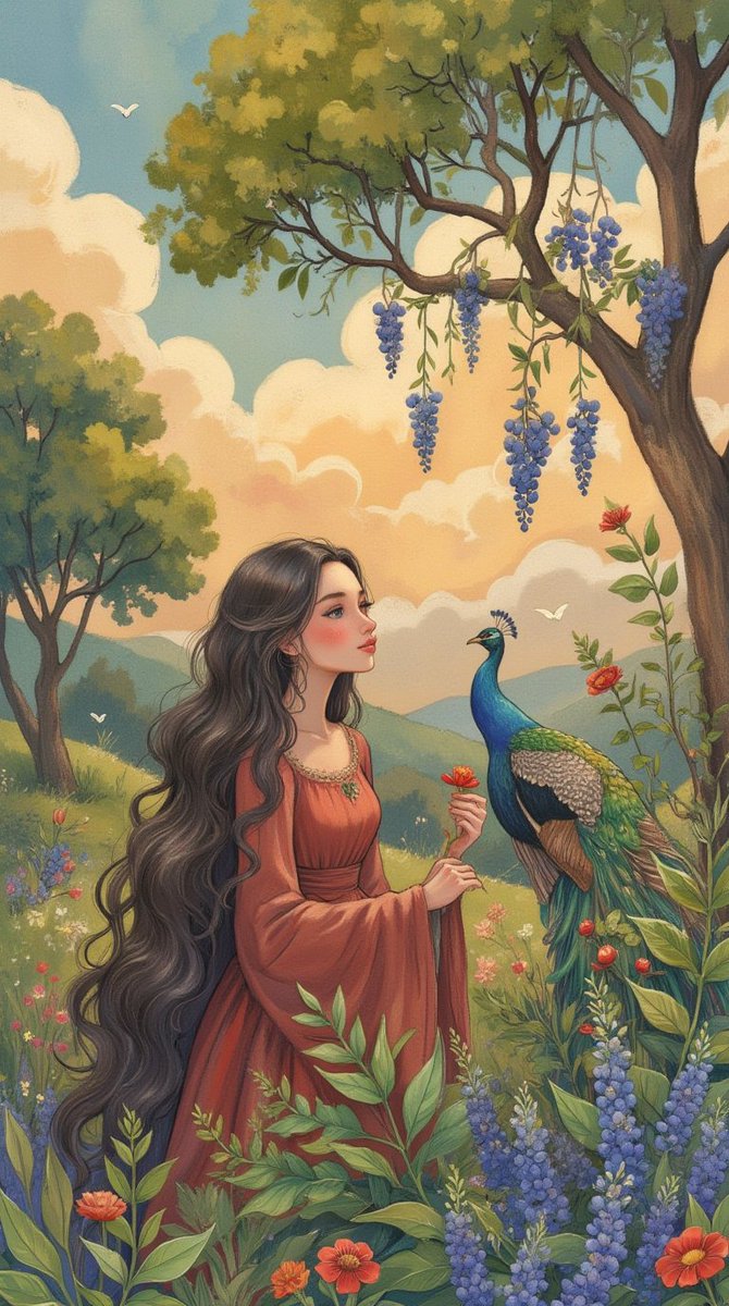 Pandora190910's tweet image. Something very magical is shimmering...🌬️🫶🤍🩵💛🩷🎨
#SquirrelThoughts #Mindfulness #InTheMoment #HereAndNow #AIArt