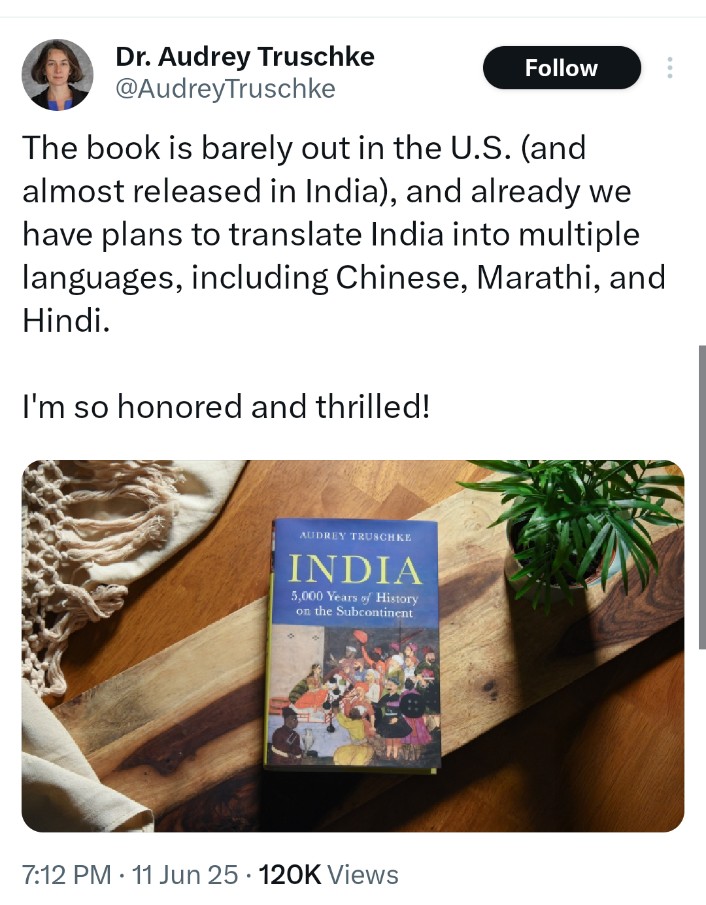STAR Boy TARUN (@starboy2079) on Twitter photo I urge <a href="/HMOIndia/">गृहमंत्री कार्यालय, HMO India</a> to consider banning all her books in India. Her work is funded by Pakistan with intent to malign India's image
It is deeply concerning that someone with questionable motives presumes authority to narrate history of Hindus and India.
Her publications are I urge <a href="/HMOIndia/">गृहमंत्री कार्यालय, HMO India</a> to consider banning all her books in India. Her work is funded by Pakistan with intent to malign India's image
It is deeply concerning that someone with questionable motives presumes authority to narrate history of Hindus and India.
Her publications are
