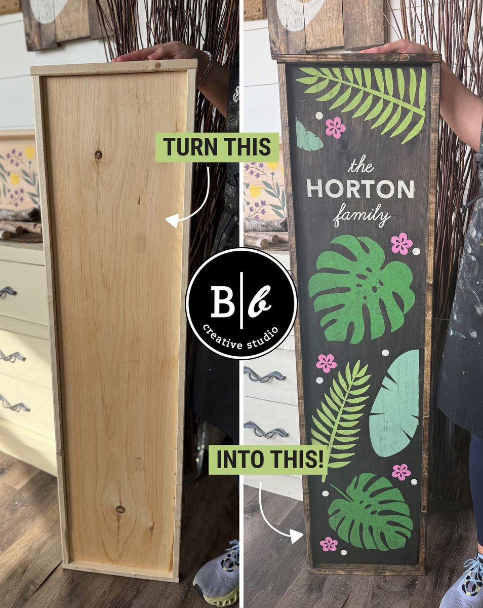 boardandbrushcs's tweet image. From raw wood to a beautiful porch masterpiece 🌿🌸 That&apos;s the magic of a Board &amp;amp; Brush workshop - where creativity, color, and craftsmanship come together! 

Come turn your blank slate into something bold, bright, and uniquely yours ✨ 
boardandbrush.com/studio-locatio…