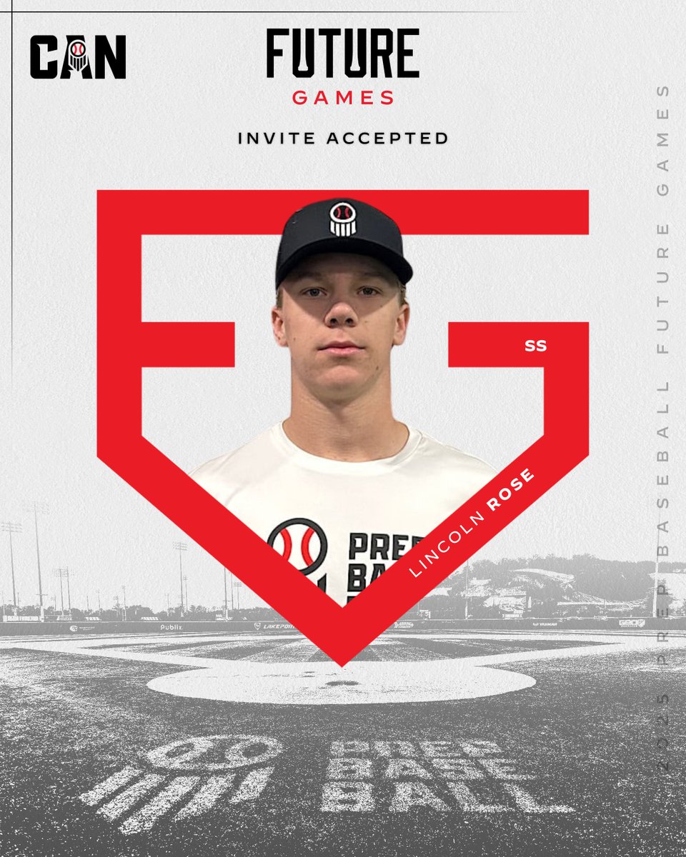 𝐒𝐞𝐞 𝐲𝐨𝐮 𝐢𝐧 𝐀𝐓𝐋, 𝐑𝐨𝐬𝐞. 🤩

'27 SS Lincoln Rose (<a href="/TerrierTeams/">Terriers Baseball</a>) has accepted his invite to the top uncommitted event in the country... the 2025 Future Games at <a href="/LakePointSports/">LakePoint Sports</a> ‼️

Rose is the 5th ranked player in ON's class of 2027, and 258th nationally. 🇨🇦🇺🇸

👤