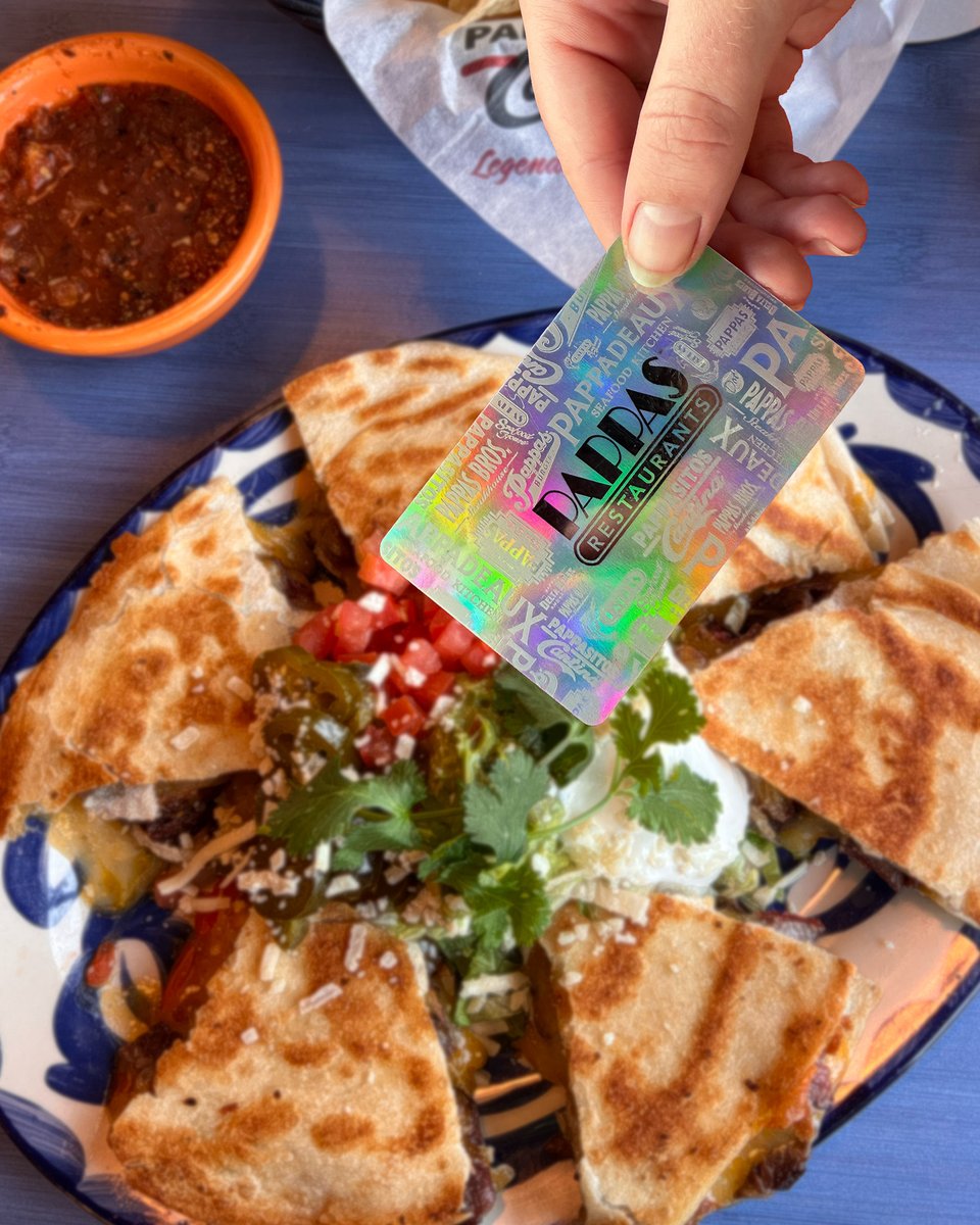 PappasitosTXMEX's tweet image. Turns out deadlines can be delectable. Last call to grab a $10 Reward Card for every $50 spent on Pappas gift cards. Perfect for grads, dads—or, let’s be honest—your future fajita night.

Available in-store or online at pappasitos.cashstar.com
#Pappasitos #LegendaryTexMex