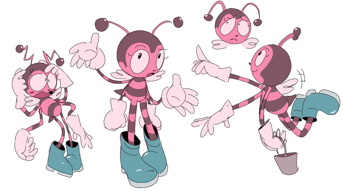LochyAnimates's tweet image. Bee Design