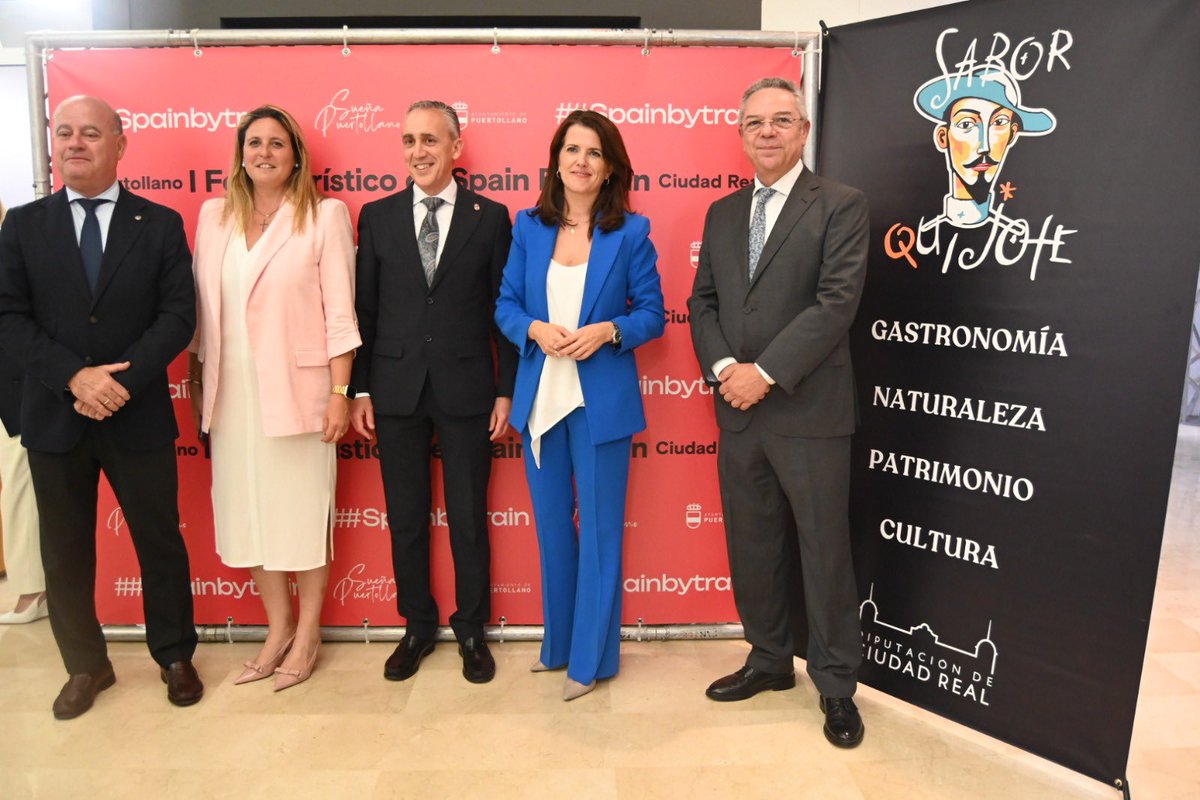 🚄Sabor Quijote presente en el I Foro «Spain by train»
La Vicepre.M Jesús Pelayo respalda el patrocinio de este evento en su “parada” en Puertollano a través del programa Sabor Quijote con el q Diputación impulsa el turismo,la naturaleza la gastronomía la cultura y el patrimonio