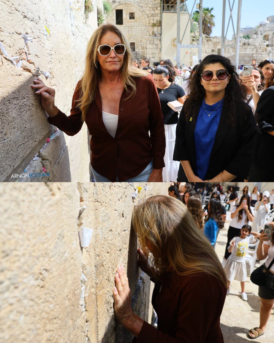 .<a href="/Caitlyn_Jenner/">Caitlyn Jenner</a> at the Western Wall in our capital Jerusalem 🇮🇱❤️

📸 <a href="/ArnonBossani/">ארנון בוסאני Arnon Bossani</a>