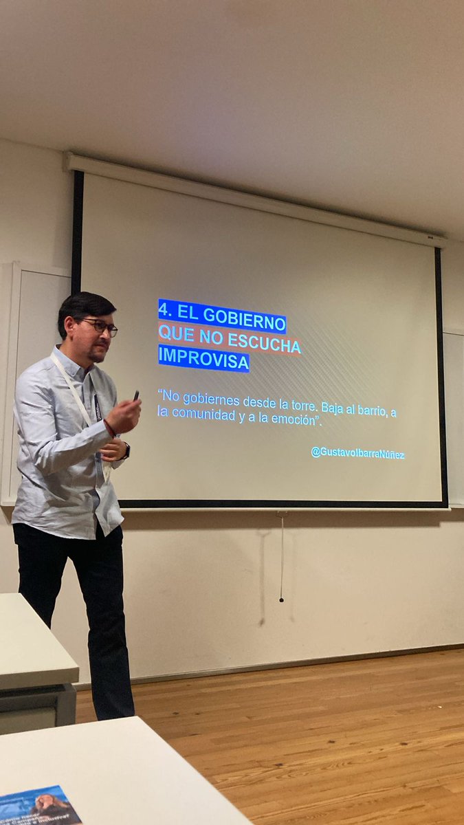 <a href="/GustavoibarraN/">Gustavo Ibarra Núñez</a> nos presenta "No gobiernes a ciegas"
La clave para gobernar con rumbo
#CongresoBA #CumbreCP
<a href="/CumbreCP/">CumbreCP</a> <a href="/PolitologosD/">Politólogos Digitales</a>