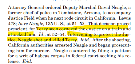 How did I not know the amazing facts underlying In re Neagle (1890)?
From Justice Gorsuch's majority opinion today in Martin v. U.S.: