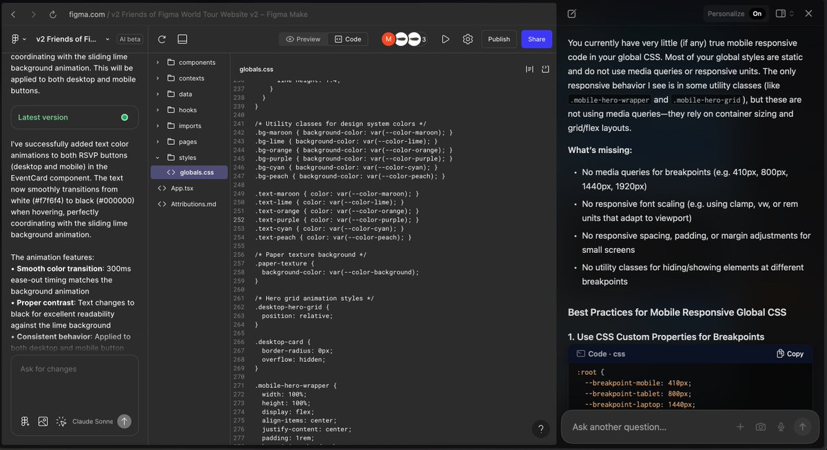 maydzhou's tweet image. we have cursor at home:
@figma make + @diabrowser 👉👈