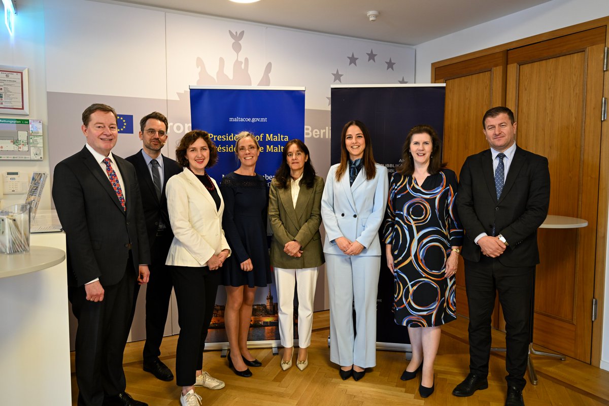 The Embassy of Malta, in cooperation with Malta’s Permanent Representation to the Council of Europe and European Movement Germany (EMD), presented Malta's priorities for its Presidency of the Committee of Ministers of the Council of Europe
