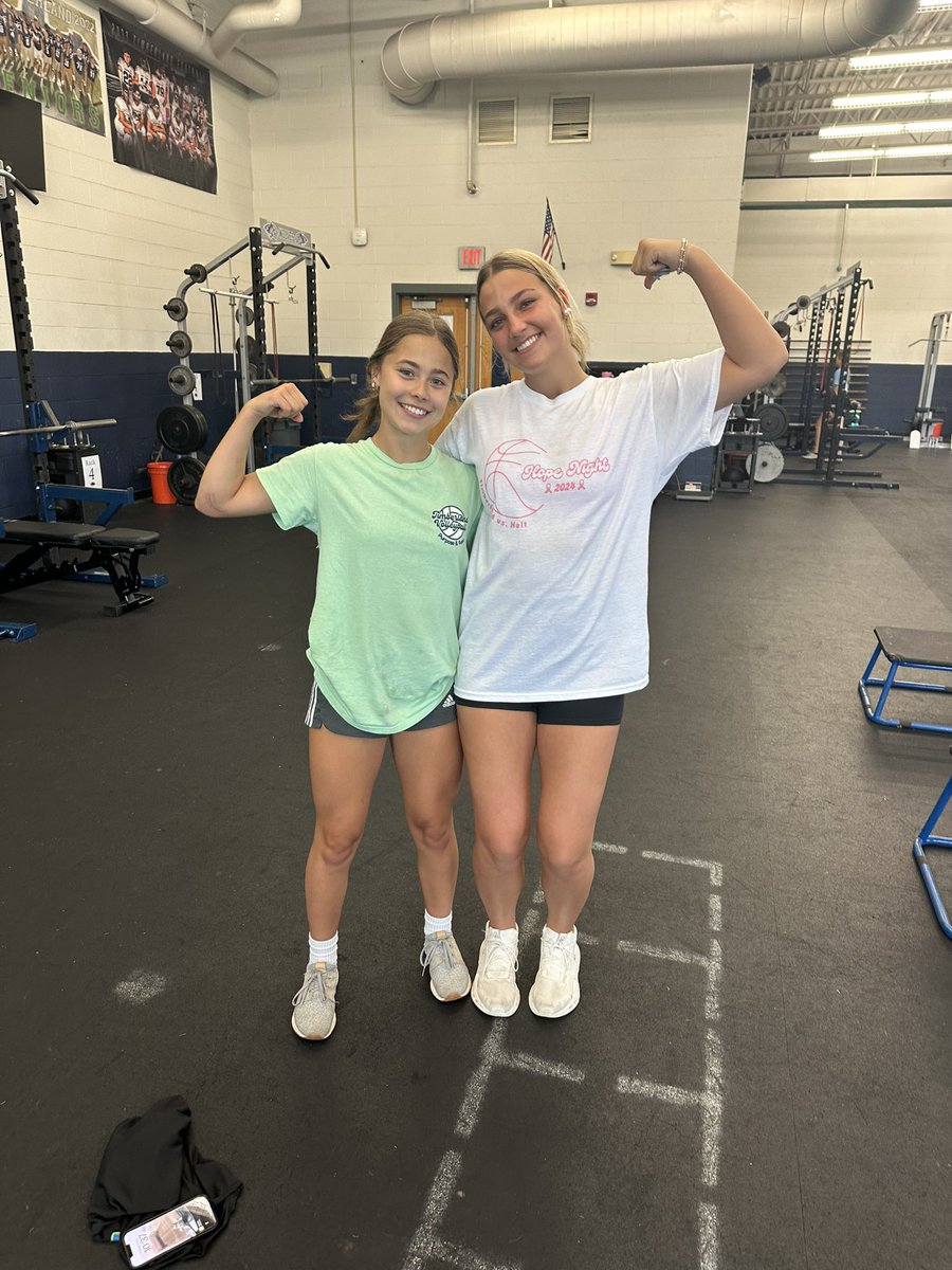 Congrats to our workout leaders so far this offseason!  Kam Colburn and Lexi Buenemann have been getting after it and making us better! 💪🏻 🐺