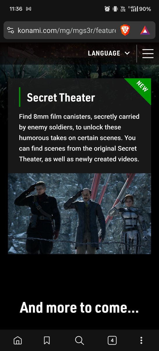New secret theater scenes are the most exciting part of this remake! Thanks <a href="/Konami/">Konami</a>