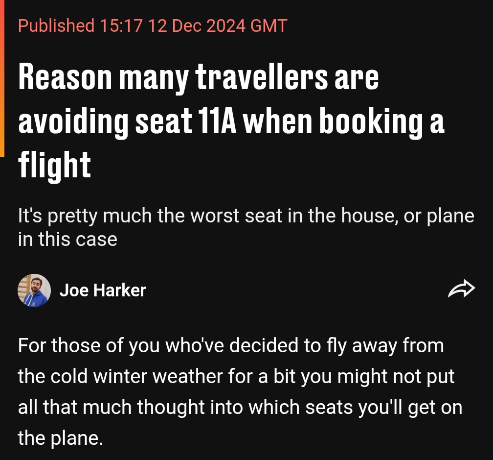 प्लेन में जिस 11 A  सीट पर लोग बैठना पसंद नहीं करते उसी सीट पर बैठे व्यक्ति की अहमदाबाद #planecrash में जान बच गई. अहमदाबाद से लंदन जाने वाली 787-8 Dreamliner विमान के सीटिंग अरेंजमेंट की अगर बात करें तो इसमें सबसे आगे की तरफ बिजनेस क्लास होता है। इसके बाद उसके पीछे होता है