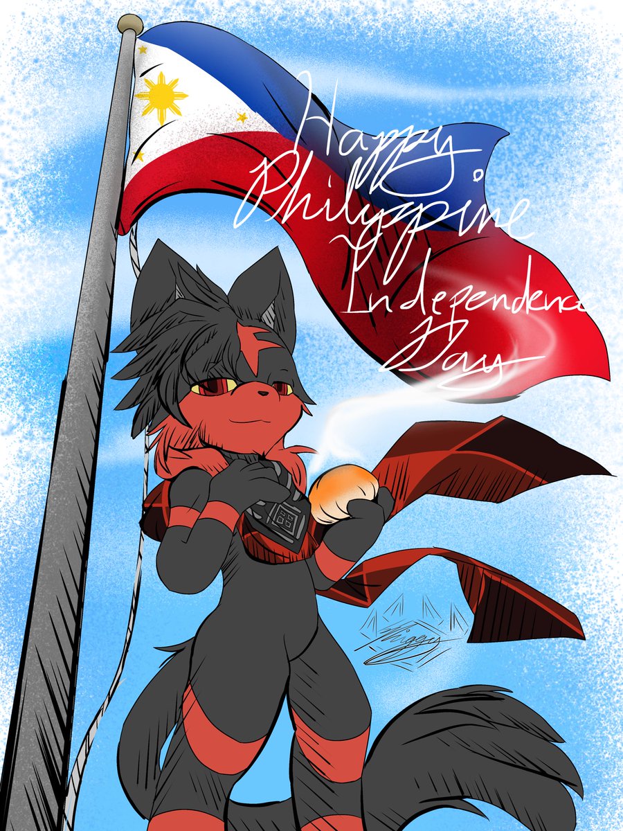 McMigMiggy's tweet image. Happy Philippine Independence Day!

🇵🇭
#pokemon #litten #oc #IndependenceDay