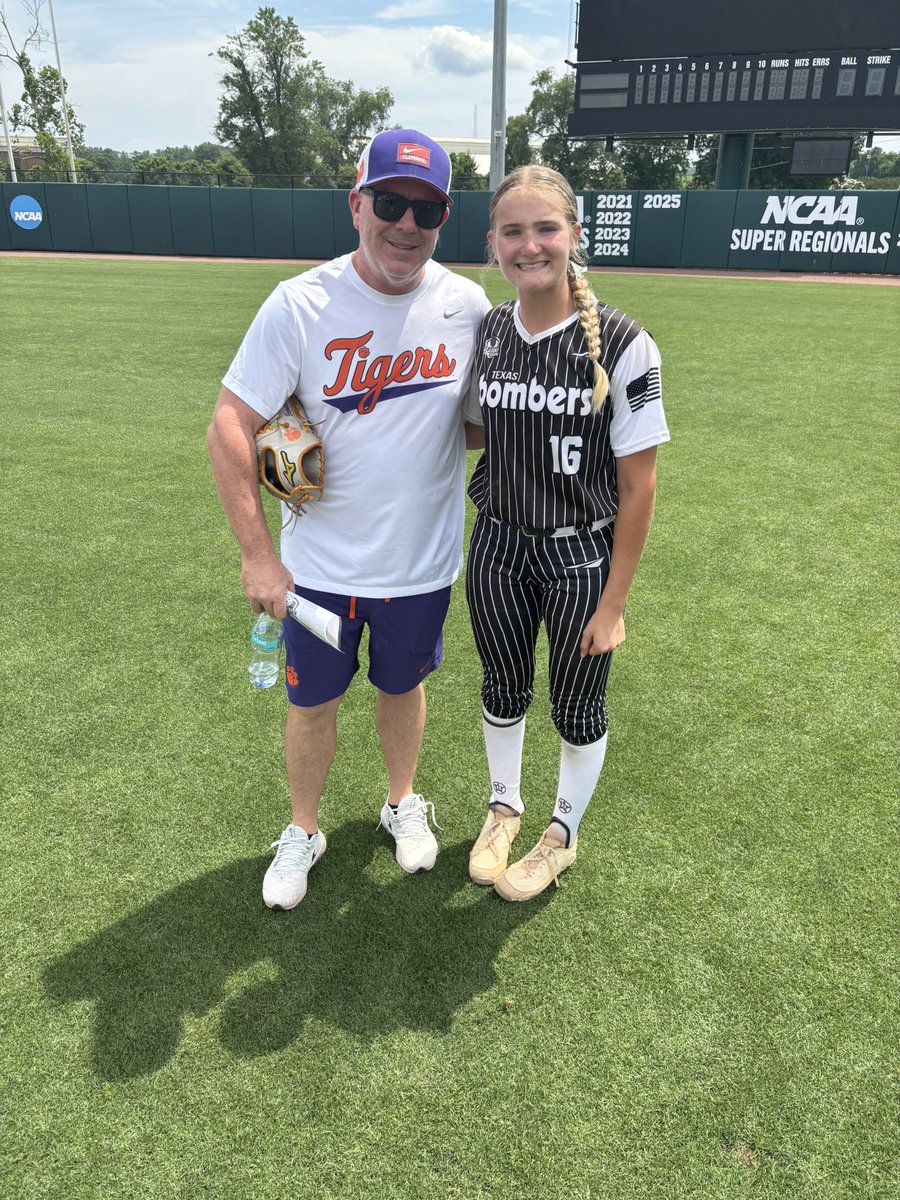 Kylie Yeager (@kylieyeager2028) on Twitter photo Thank you <a href="/clemsonsoftball/">Clemson Softball 🥎</a> for a great camp! I enjoyed everything and learned a lot. See you again next month! Had lots of fun with <a href="/BrennaThomas29/">Brenna Thomas</a> this week!
<a href="/rittmanjohn/">John Rittman</a> <a href="/KatieRepole/">Katie “Crash” Repole</a> <a href="/Coach_Wigs/">Ryan Wieligman</a> <a href="/ClemsonCoachKJ/">Kyle Jamieson</a> <a href="/jesss_harperr/">Jessie Harper</a> <a href="/BombersGN14u/">Bombers Gold 14u National- Hornbaker</a> <a href="/horn2273/">Dan Hornbaker</a> <a href="/johntcarpenter/">Coach Carp</a> Thank you <a href="/clemsonsoftball/">Clemson Softball 🥎</a> for a great camp! I enjoyed everything and learned a lot. See you again next month! Had lots of fun with <a href="/BrennaThomas29/">Brenna Thomas</a> this week!
<a href="/rittmanjohn/">John Rittman</a> <a href="/KatieRepole/">Katie “Crash” Repole</a> <a href="/Coach_Wigs/">Ryan Wieligman</a> <a href="/ClemsonCoachKJ/">Kyle Jamieson</a> <a href="/jesss_harperr/">Jessie Harper</a> <a href="/BombersGN14u/">Bombers Gold 14u National- Hornbaker</a> <a href="/horn2273/">Dan Hornbaker</a> <a href="/johntcarpenter/">Coach Carp</a>