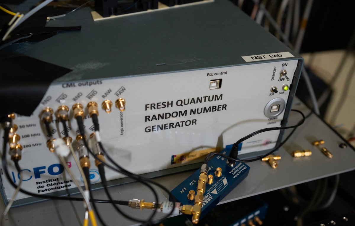 National Institute of Standards and Technology (@nist) on Twitter photo The best random numbers in nature: NIST and <a href="/CUBoulder/">CU Boulder 🦬</a> have created a free public service that uses quantum entanglement to broadcast truly random numbers, which could be used for everything from fair audits to strong cryptographic keys.
nist.gov/news-events/ne… The best random numbers in nature: NIST and <a href="/CUBoulder/">CU Boulder 🦬</a> have created a free public service that uses quantum entanglement to broadcast truly random numbers, which could be used for everything from fair audits to strong cryptographic keys.
nist.gov/news-events/ne…