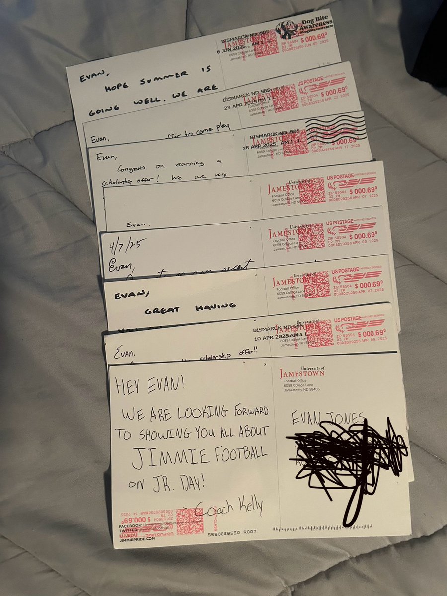 Been feelin the love from <a href="/JimmieFootball/">Jamestown Football</a>!