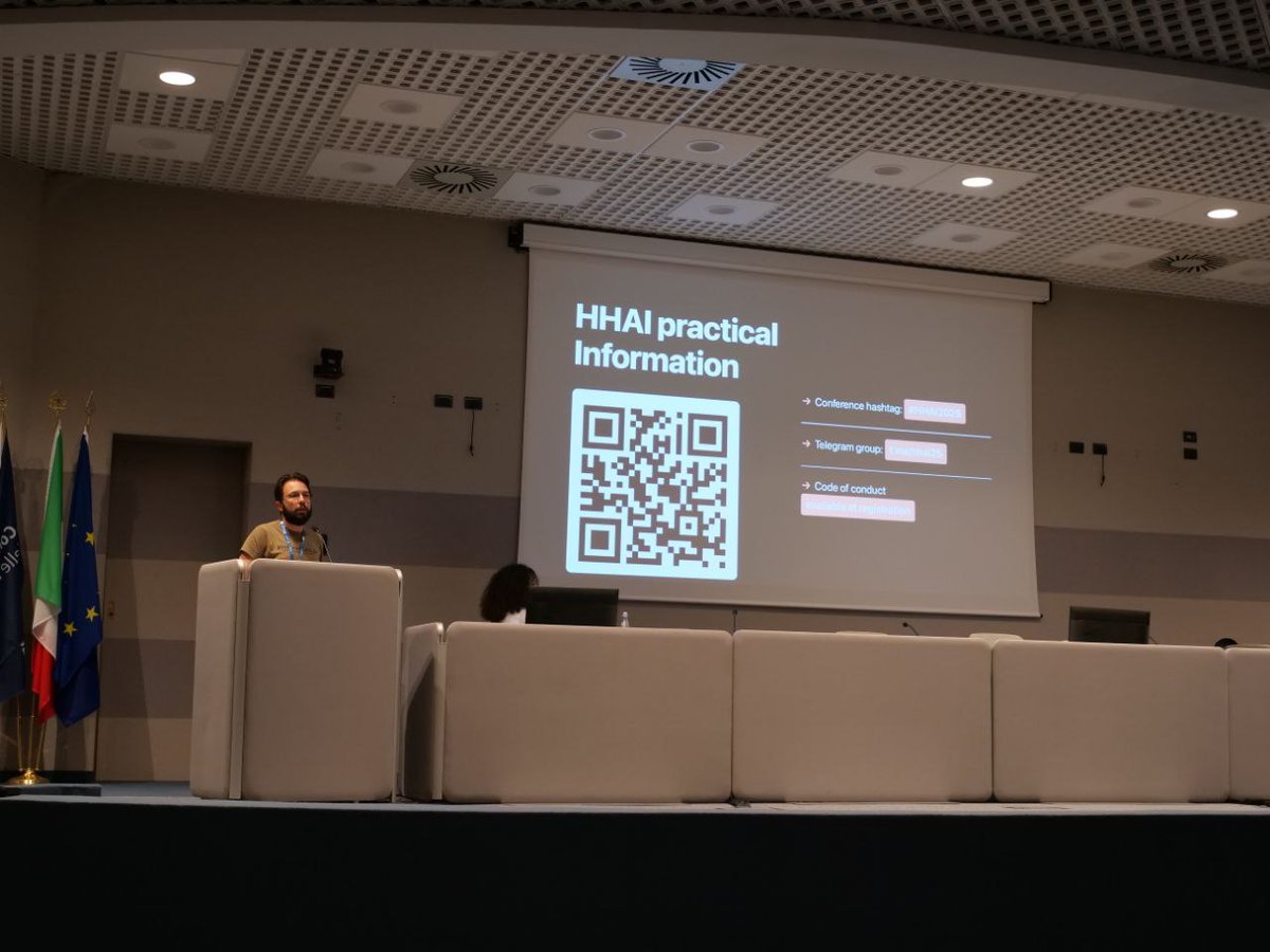 Kode (@kode_solutions) on Twitter photo Today at <a href="/hhai_conference/">HHAI Conference - 🦋 @hhaiconference.bsky.social</a> in Pisa, discussing about the interaciton between humans and AI, usefully and ethically, and what will be the future of AI. Do you agree with Stuart Russel (Uc Berkeley) that a new type of AI is needed? Today at <a href="/hhai_conference/">HHAI Conference - 🦋 @hhaiconference.bsky.social</a> in Pisa, discussing about the interaciton between humans and AI, usefully and ethically, and what will be the future of AI. Do you agree with Stuart Russel (Uc Berkeley) that a new type of AI is needed?