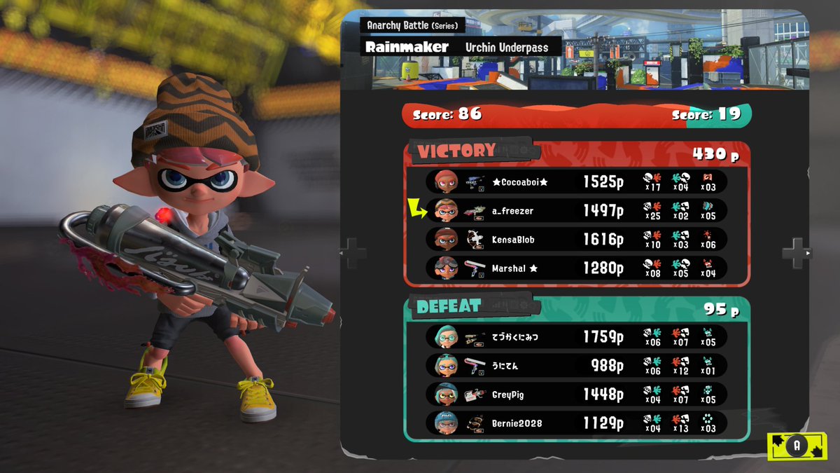 FRZ-N is pretty good #Splatoon3