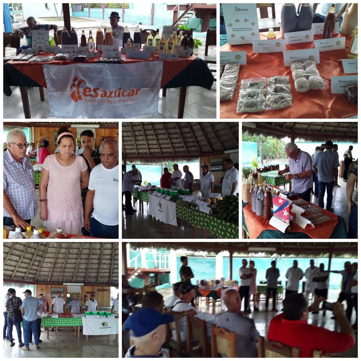 RebecaF46305's tweet photo. #AZCUBA impulsa la producción industrial en #Matanzas. En un taller dinámico, el Grupo de Producción y Procesamiento Industrial de AZCUBA exhibió los resultados de sus centros de elaboración y encadenamiento productivo.
#EsAzúcar #Azucareros #Cuba 💪🏽 https://t.co/fxt00L9XNz
