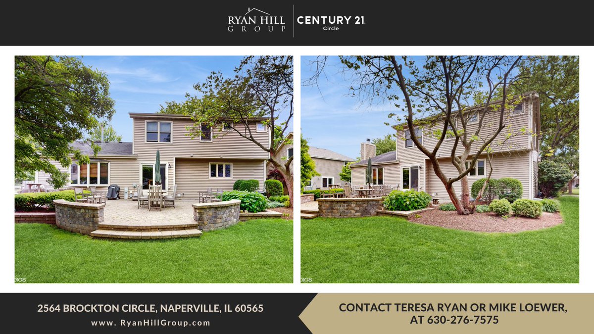 Host family and friends in a backyard retreat with a soothing pond and waterfall. 🌼💦 #BackyardBliss #NapervilleIL