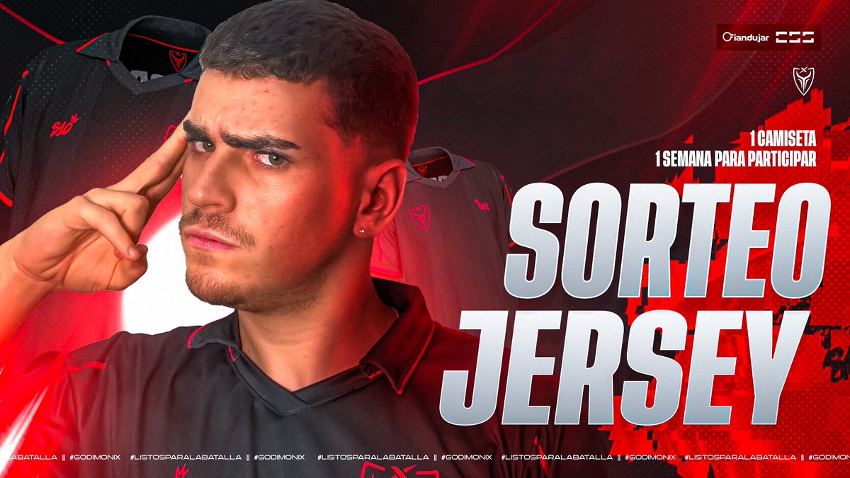 DimoniX Esports (@dimonixesports) on Twitter photo Tenéis 1 semana para participar en el SORTEO por parte de <a href="/Elcapuu_/">ElCapuchas</a> ‼️
Requisitos:
- Seguir a <a href="/Elcapuu_/">ElCapuchas</a> y <a href="/DimoniXEsports/">DimoniX Esports</a>
- MG & RT
- Mencionar a 2 amigos
¿Tenéis la oportunidad de llevaros nuestra camiseta y os lo vais a perder? 😈
#BeDimoniX || #ListosParaLaBatalla 🔥 Tenéis 1 semana para participar en el SORTEO por parte de <a href="/Elcapuu_/">ElCapuchas</a> ‼️
Requisitos:
- Seguir a <a href="/Elcapuu_/">ElCapuchas</a> y <a href="/DimoniXEsports/">DimoniX Esports</a>
- MG & RT
- Mencionar a 2 amigos
¿Tenéis la oportunidad de llevaros nuestra camiseta y os lo vais a perder? 😈
#BeDimoniX || #ListosParaLaBatalla 🔥