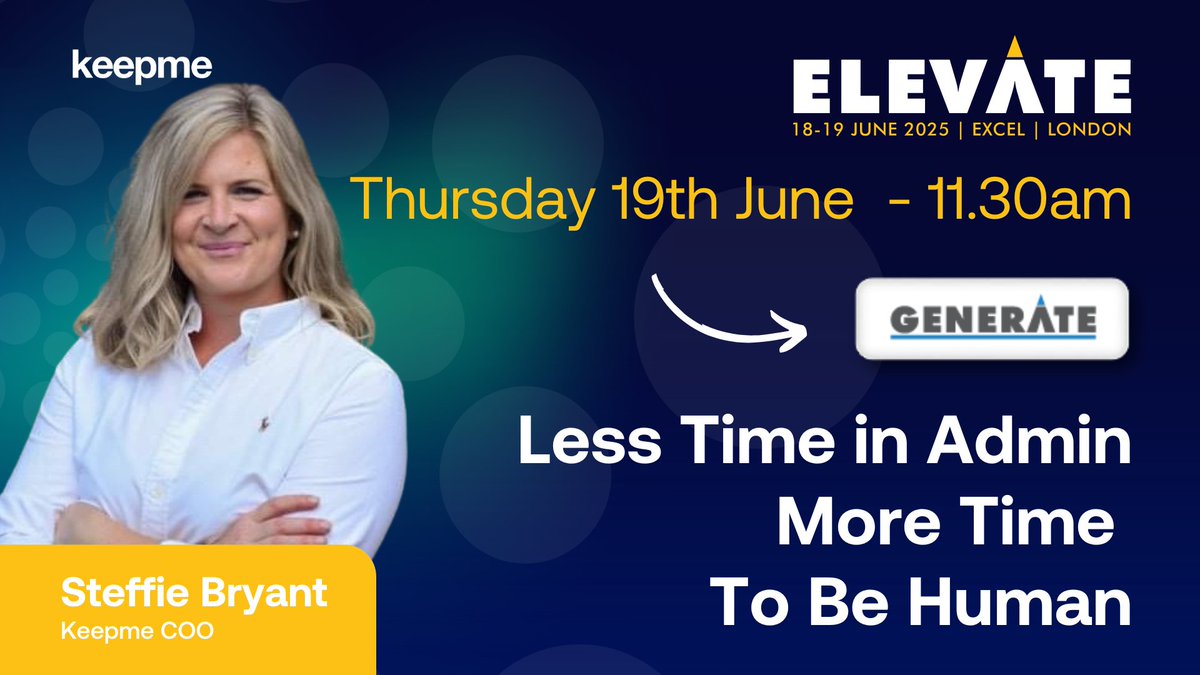 Can AI actually give your team more time to focus on what matters?

🗓️ Less Time in Admin, More Time to be Human
🕐 11:30 - 12:10
📍 Generate Stage

Lock it in!

#antares #gymleadgeneration #memberacquisition #fitnessindustry #AIinnovation #gymsales #Elevate2025 #AIinFitness