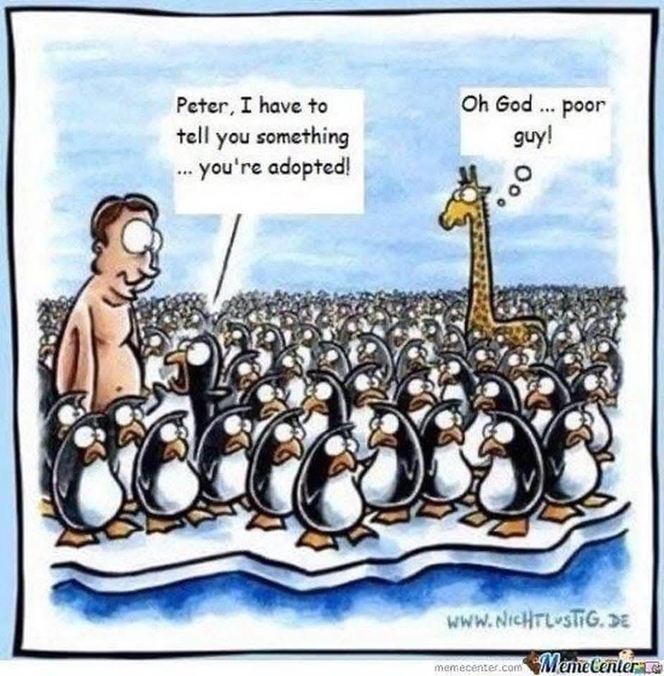 Peter, I have to
Tell you something ....................