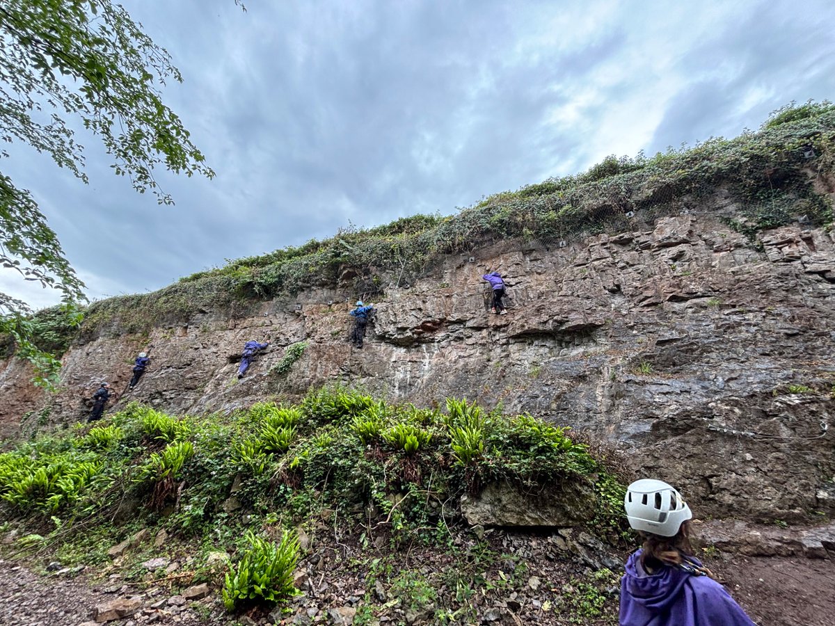FrodshamCE's tweet photo. Blue team and GOAT joined forces for Via Ferrata this morning. With nerves of steel everyone made their way across! π§π§ββοΈ #ironway #rockingit https://t.co/wLMoSu4HfL