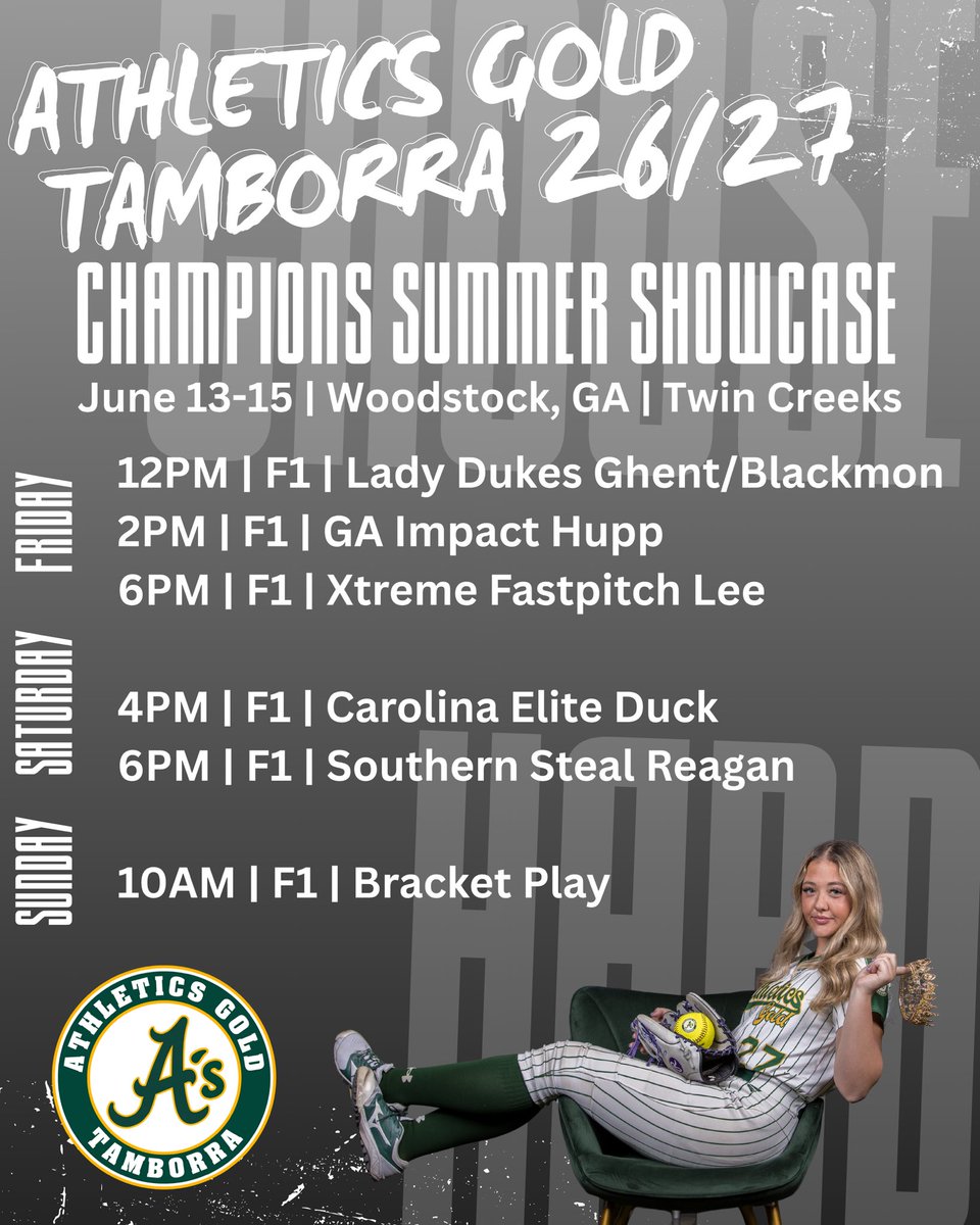 Payton Tamborra 2027 (@paytontamborra) on Twitter photo Super excited to be back with my team this weekend competing in the Champions Summer Showcase!!! Hope to see you there!!๐๐<a href="/AGTTamborra16U/">Athletics Gold Tamborra 16U Gold - Tamborra</a> <a href="/TamborraStacy/">Stacy Tamborra</a> Super excited to be back with my team this weekend competing in the Champions Summer Showcase!!! Hope to see you there!!๐๐<a href="/AGTTamborra16U/">Athletics Gold Tamborra 16U Gold - Tamborra</a> <a href="/TamborraStacy/">Stacy Tamborra</a>