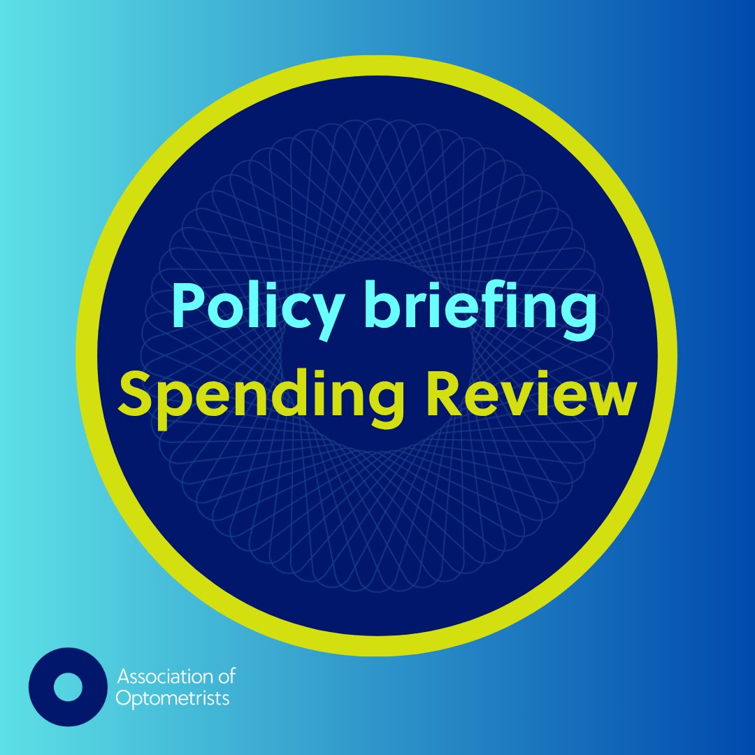 The_AOP's tweet image. We welcome the additional funding for the NHS outlined in the Spending Review, but further investment in optometry is crucial to securing long-term sustainability and improvements to patient care and outcomes across the NHS.
Learn more: ow.ly/l1yV50W8tp6