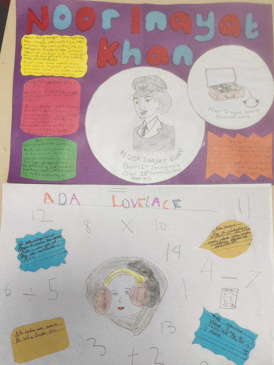 Colmers_FarmPS's tweet image. A huge well done to all pupils who entered the Women in Maths Day competition! The results will be announced to pupils tomorrow. Here is a little snippet of the fantastic entries that we received @ExcelsiorMAT