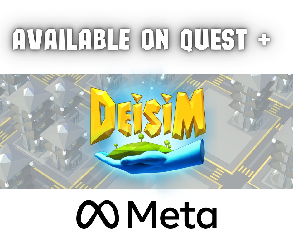 DeisimGame's tweet image. Create, destroy, rule… on the go! Deisim is now on the QUEST+ !
#godgame #deisim #vr #quest #quest+ #meta #facebook #game #gaming