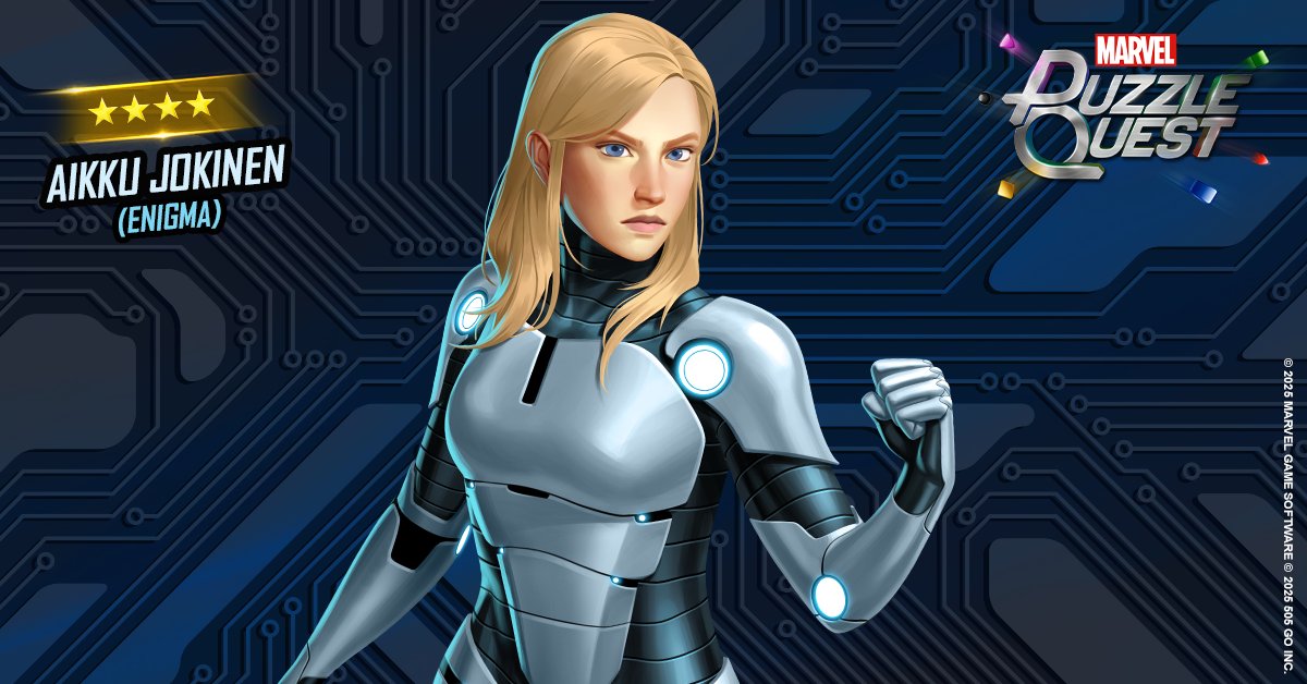Recruit 4-Star Enigma and continue to build your New Avengers! Team up with Toni Ho and uncover the secrets hidden in the POD Armor.