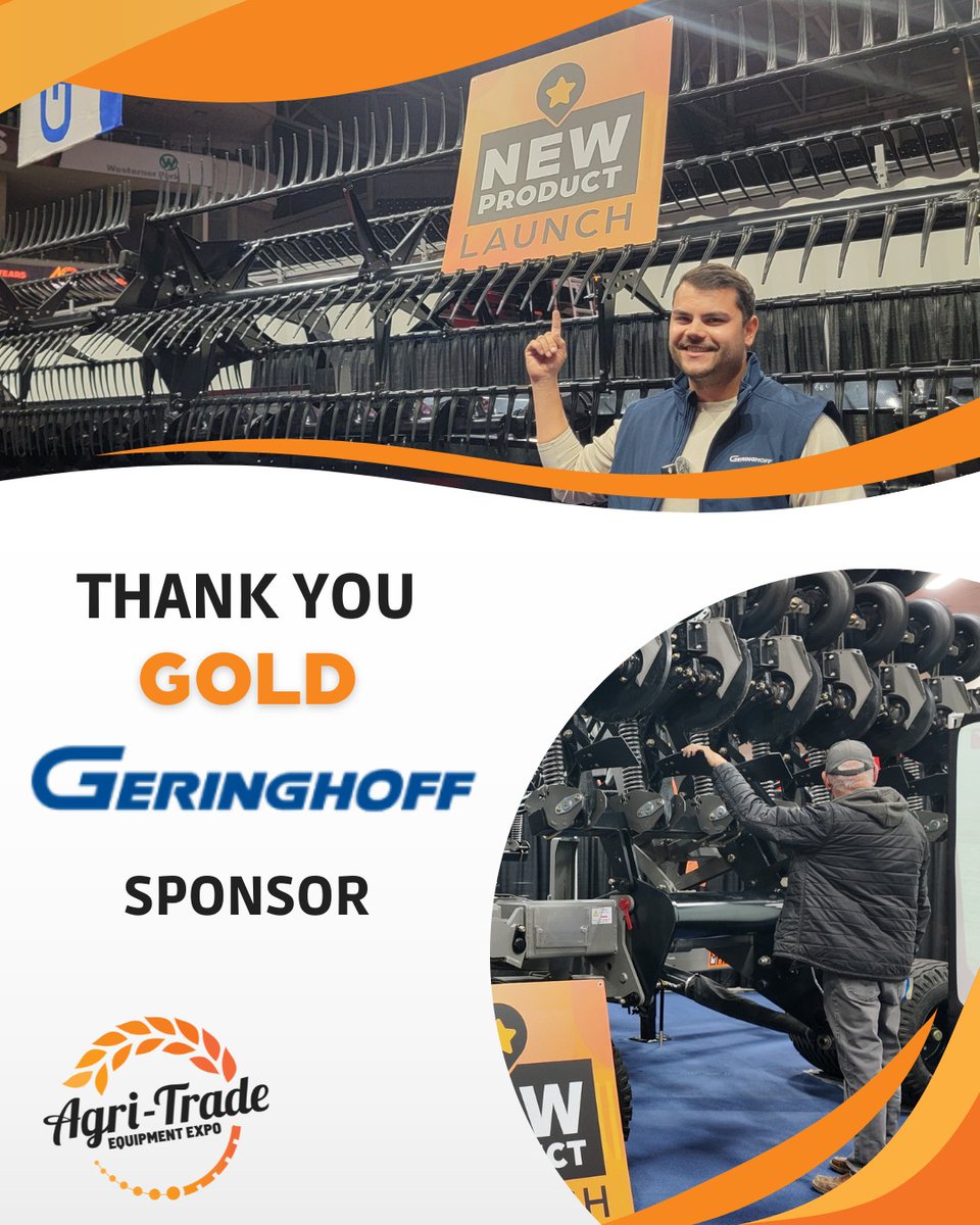 Agri-Trade (@agritradetoday) on Twitter photo A big thank you to <a href="/Geringhoff/">Geringhoff</a> for joining us as a sponsor for #AgriTrade2025! With a long-standing commitment to quality and innovation in harvest equipment, we’re excited to have their support as we bring the ag community together once again. A big thank you to <a href="/Geringhoff/">Geringhoff</a> for joining us as a sponsor for #AgriTrade2025! With a long-standing commitment to quality and innovation in harvest equipment, we’re excited to have their support as we bring the ag community together once again.