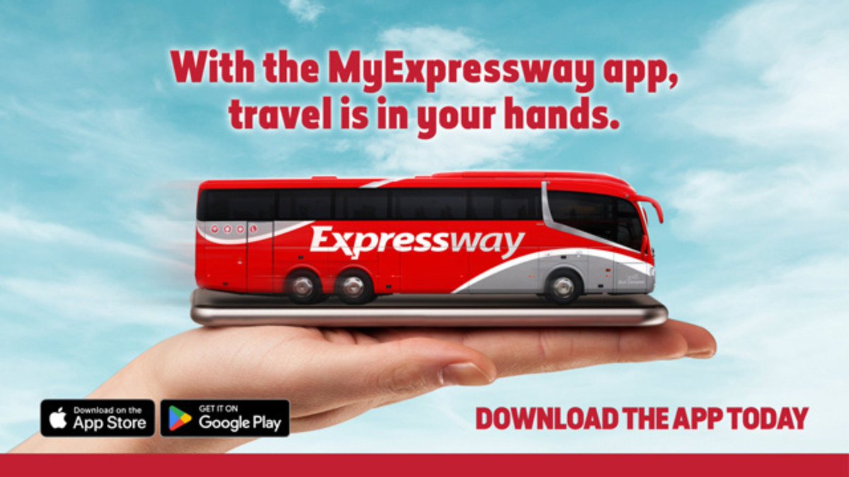 Expressway #MyExpressway (@expresswayire) on Twitter photo Introducing MyExpressway: Your Key to Effortless and Reliable Transportation. Download the MyExpressway app today from the IOS App Store or Google Play Store. For more details, visit bit.ly/3FSsUjE
#travelwithexpressway #MyExpressway Introducing MyExpressway: Your Key to Effortless and Reliable Transportation. Download the MyExpressway app today from the IOS App Store or Google Play Store. For more details, visit bit.ly/3FSsUjE
#travelwithexpressway #MyExpressway