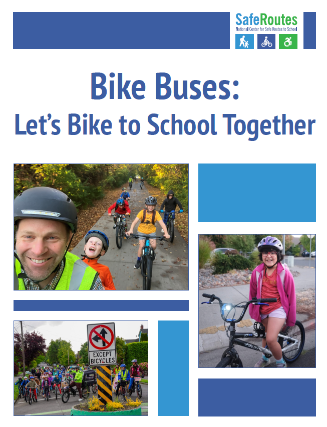Bike buses are becoming more &amp; more popular, so we’re happy to debut this revised resource featuring updated guidance based on interviews w/bike bus leaders from around the country 🚲🚍walkbiketoschool.org/wp-content/upl…