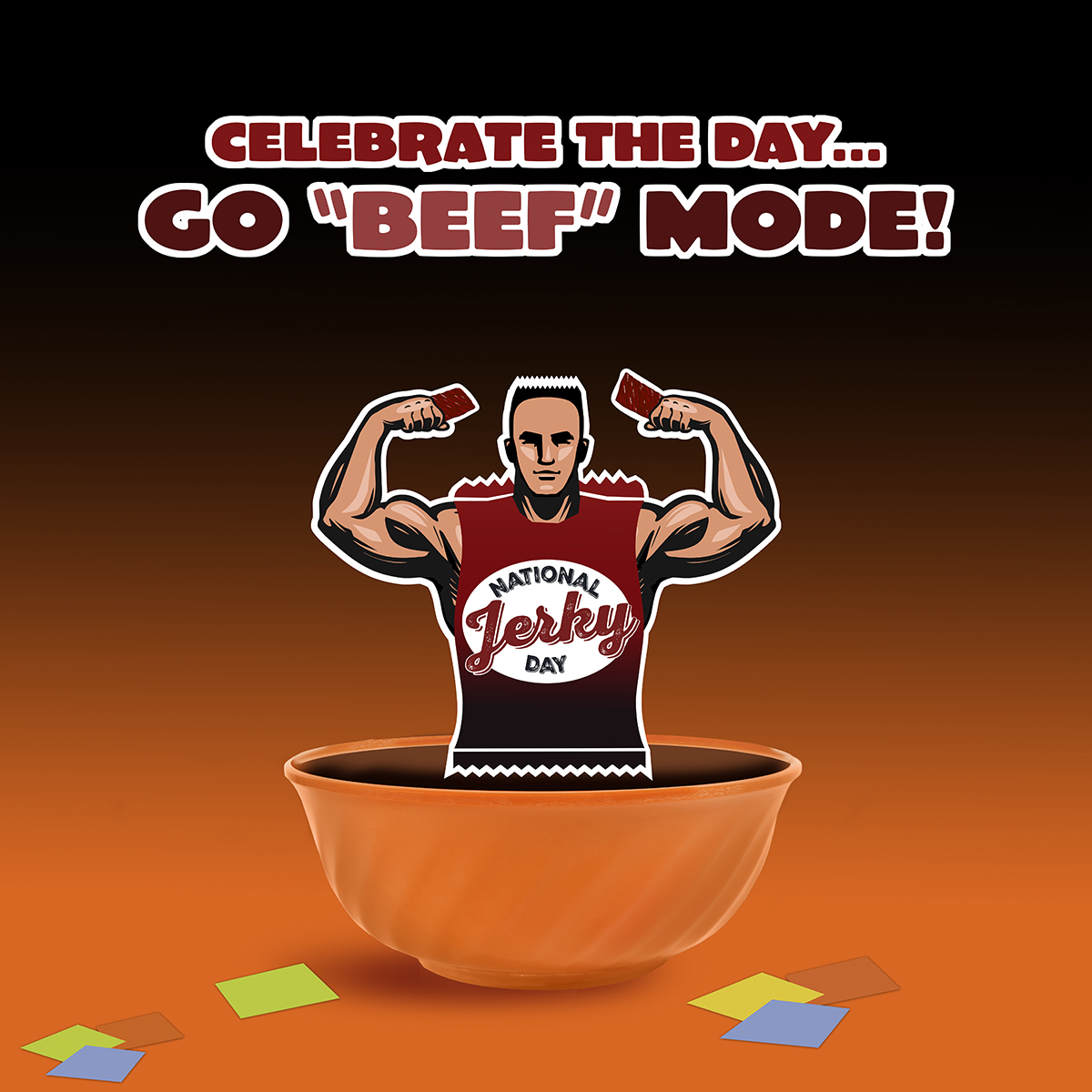 Snackin' like a boss on #NationalJerkyDay 🥩💥 ​
​
Warning: Contents may activate BEEF Mode – proceed with tasty caution. ​
​
#NationalJerkyDay #SNACIntl #BEEFMode