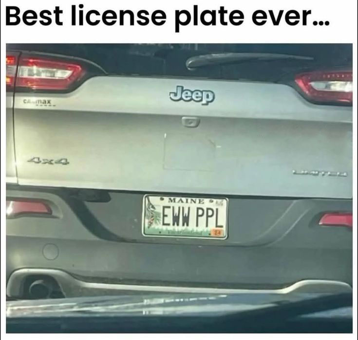 Shockwarehouse's tweet image. A license plate that speaks for all of us in traffic. 😠🚘
#EWWPPL #IntrovertVibes #StayInYourLane #Shockwarehouse #CarMemes #Car