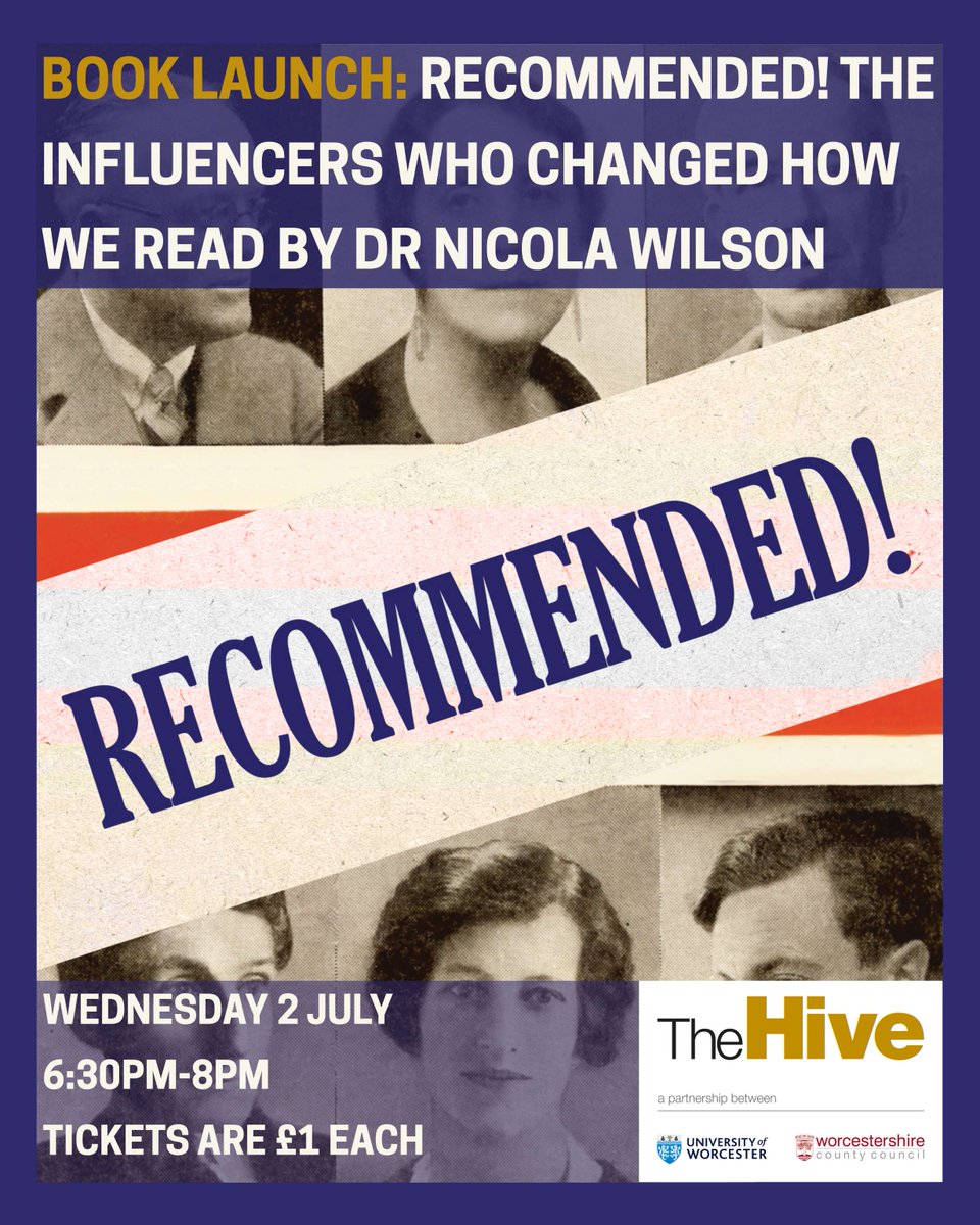 TheHiveWorcs's tweet image. Have you ever heard of Britain's first celebrity book club?
Join Dr Nicola Wilson as she delves into the little-known story of Hugh Walpole and the Book Society, and how they changed the way we read...
Find out more and book your tickets here: bit.ly/hivetalks