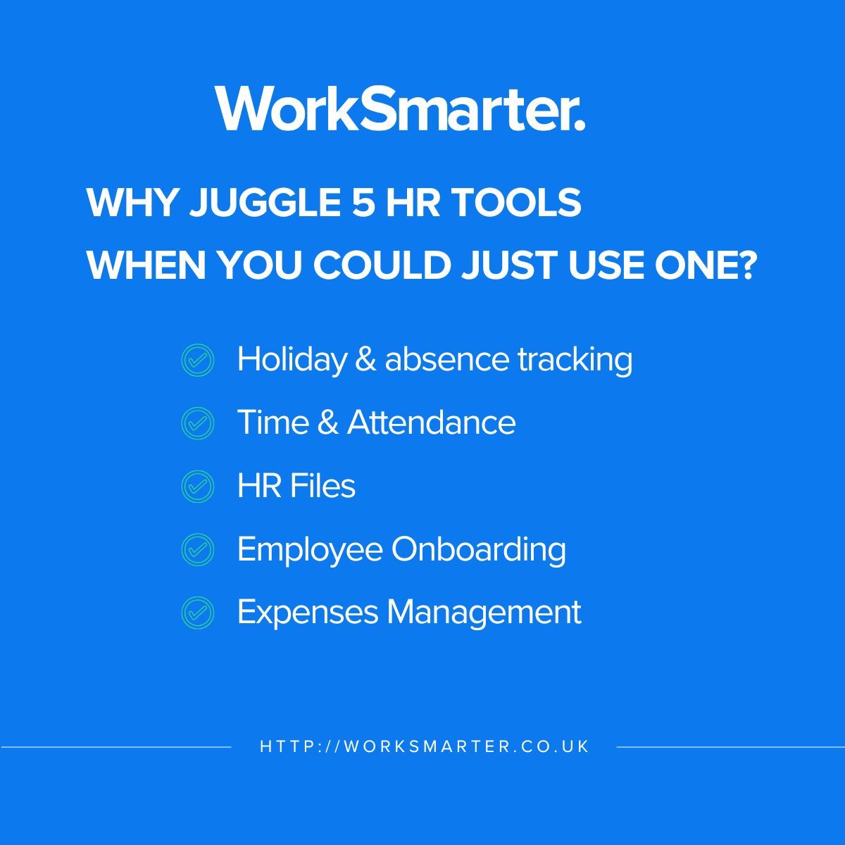 WorkSmarterHR's tweet image. Why juggle 5 HR tools when you could just use one?
Time to ditch the digital clutter. 

Get powerful WorkSmarter features on one smart, connected system. 

✅ Holiday &amp;amp; absence tracking
✅ Time &amp;amp; Attendance 
✅ HR files
✅ Employee Onboarding
✅ Expense management

#HRTechStack…