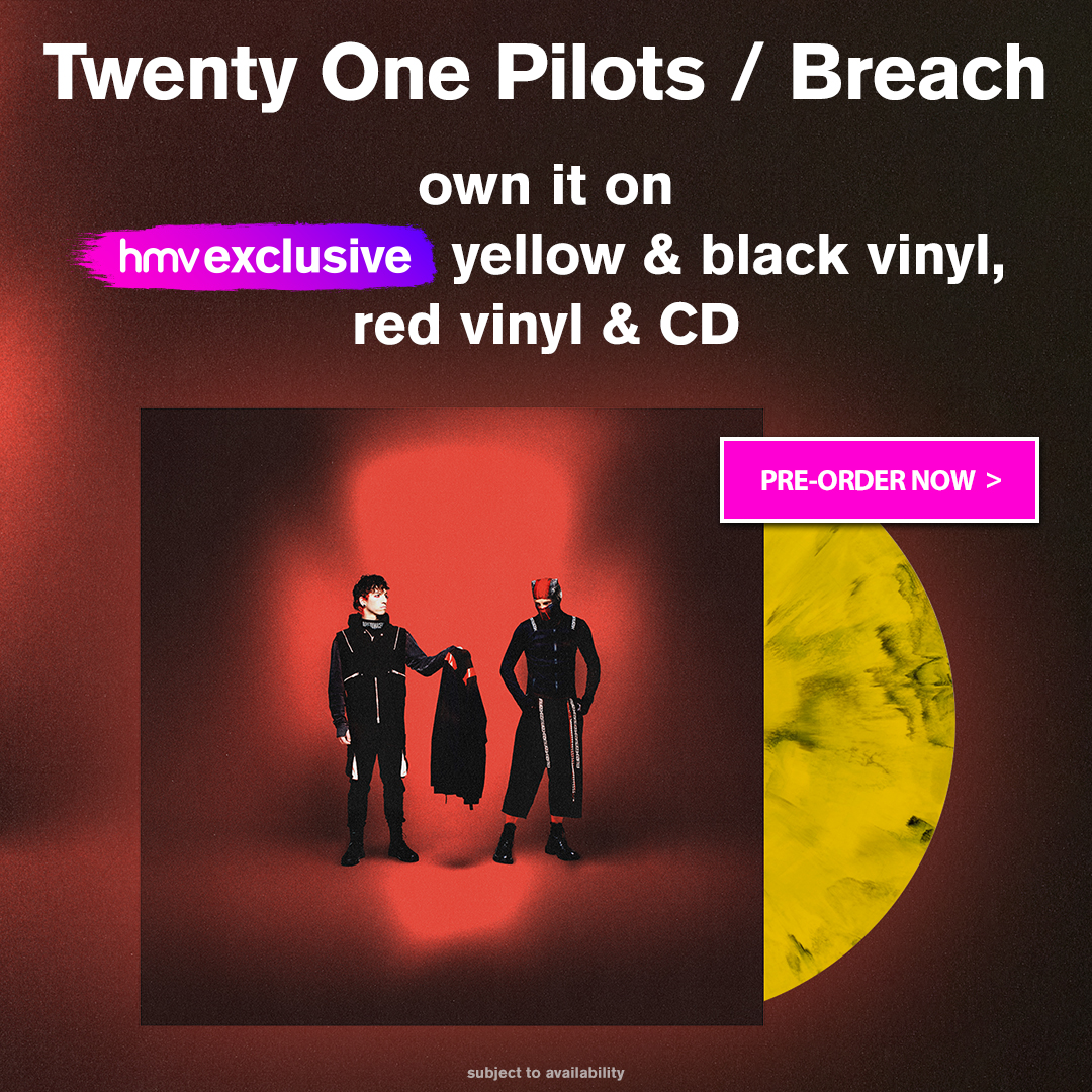 Twenty One Pilots announce their 7th album BREACH 🔥 First single “The Contract” drops today. Pre-order on exclusive yellow and black LP, red LP &amp; CD

👉 ow.ly/a69a50W8smF