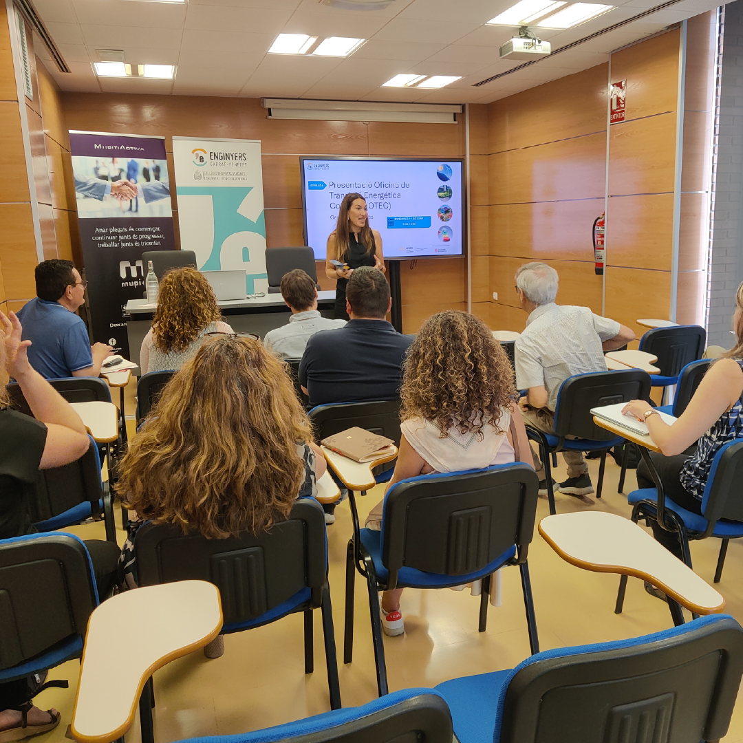 Dimecres vam presentar oficialment l’Oficina de Transició Energètica Col·legial (OTEC), una iniciativa d’Enginyers Garraf-Penedès per impulsar un territori més responsable i sostenible en l’àmbit energètic.