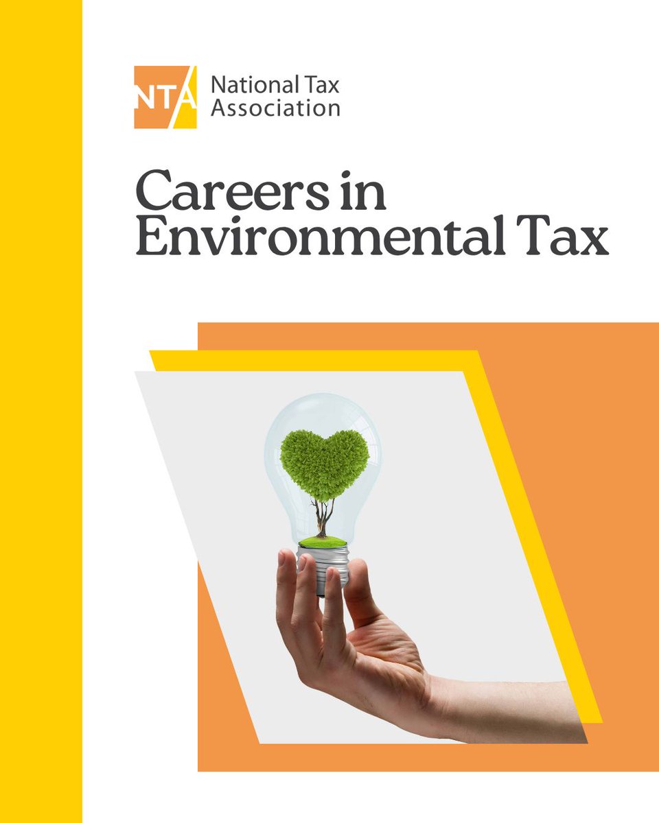 What environmental taxation career opportunities are available?

Join us for an hour-long virtual discussion with four panelists whose career paths include substantial work on environmental tax issues.

Register 👉 us02web.zoom.us/webinar/regist…