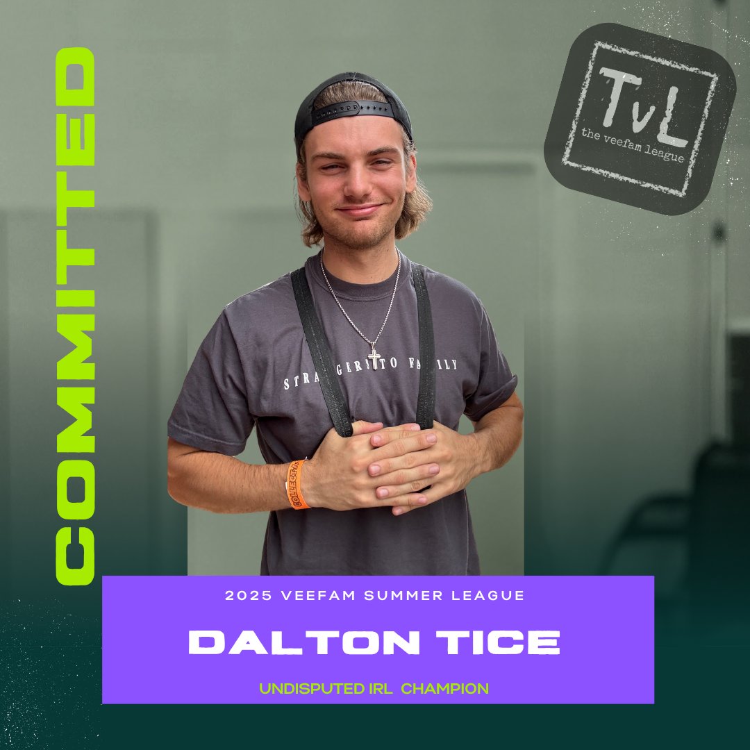 In Orlando, <a href="/TheDaltonTice/">Dalton</a> blocked out all the boos (&amp; booze) and overcame the odds to become the FIRST EVER UNDISPUTED IRL CHAMPION. 

Will he be a first round pick tonight? 

We will find out at 9pm EST on <a href="/theveefam/">theveefam</a> Network