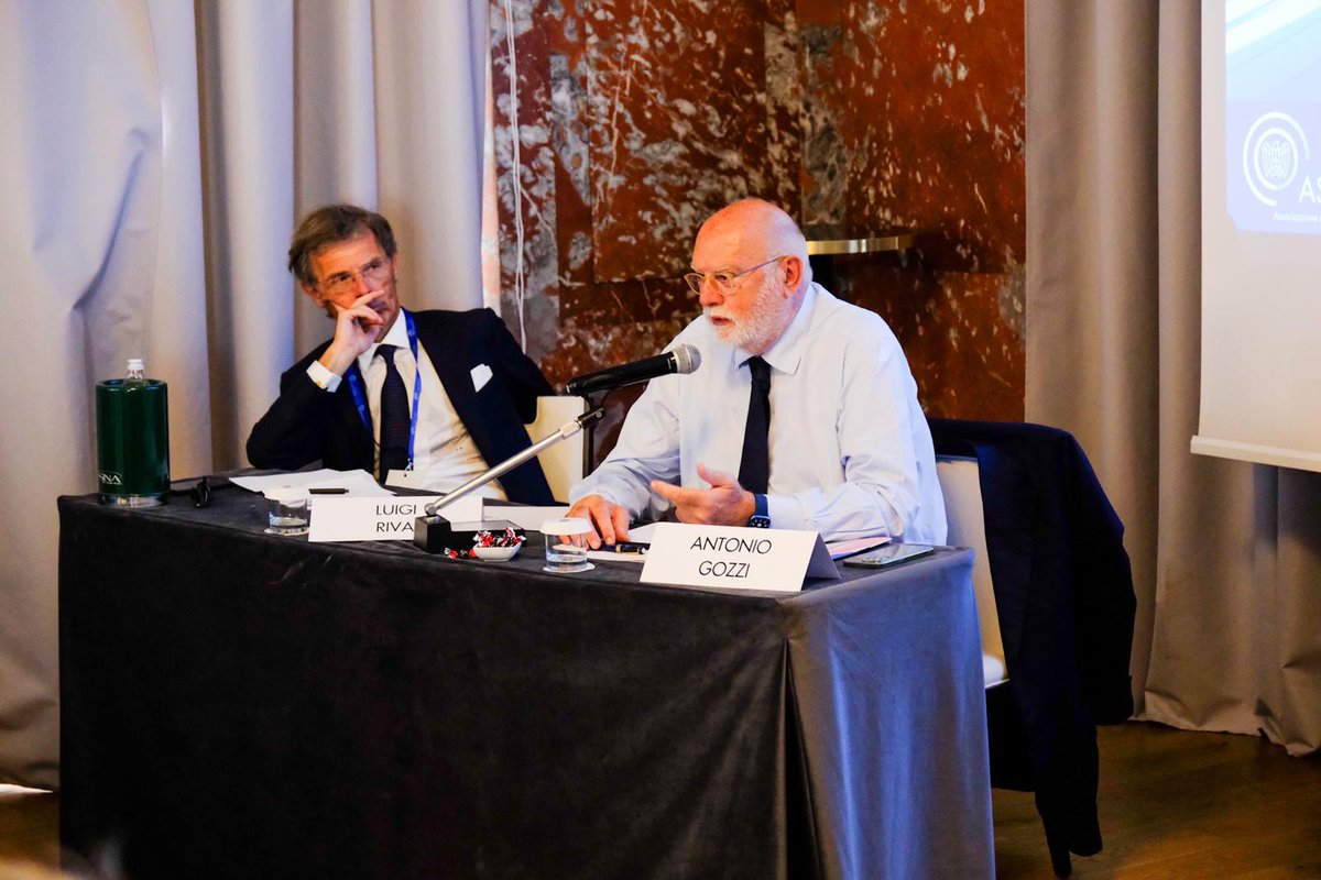 Il Presidente #Gozzi ha aperto ieri insieme al Presidente <a href="/assoconsult/">ASSOCONSULT</a> <a href="/LuigiRiva/">Luigi Riva</a> gli Stati Generali del Management Consulting, discutendo della sfida dell'Europa sulla competitività delle imprese:"Serve una politica industriale comune, vicina al valore della manifattura europea"
