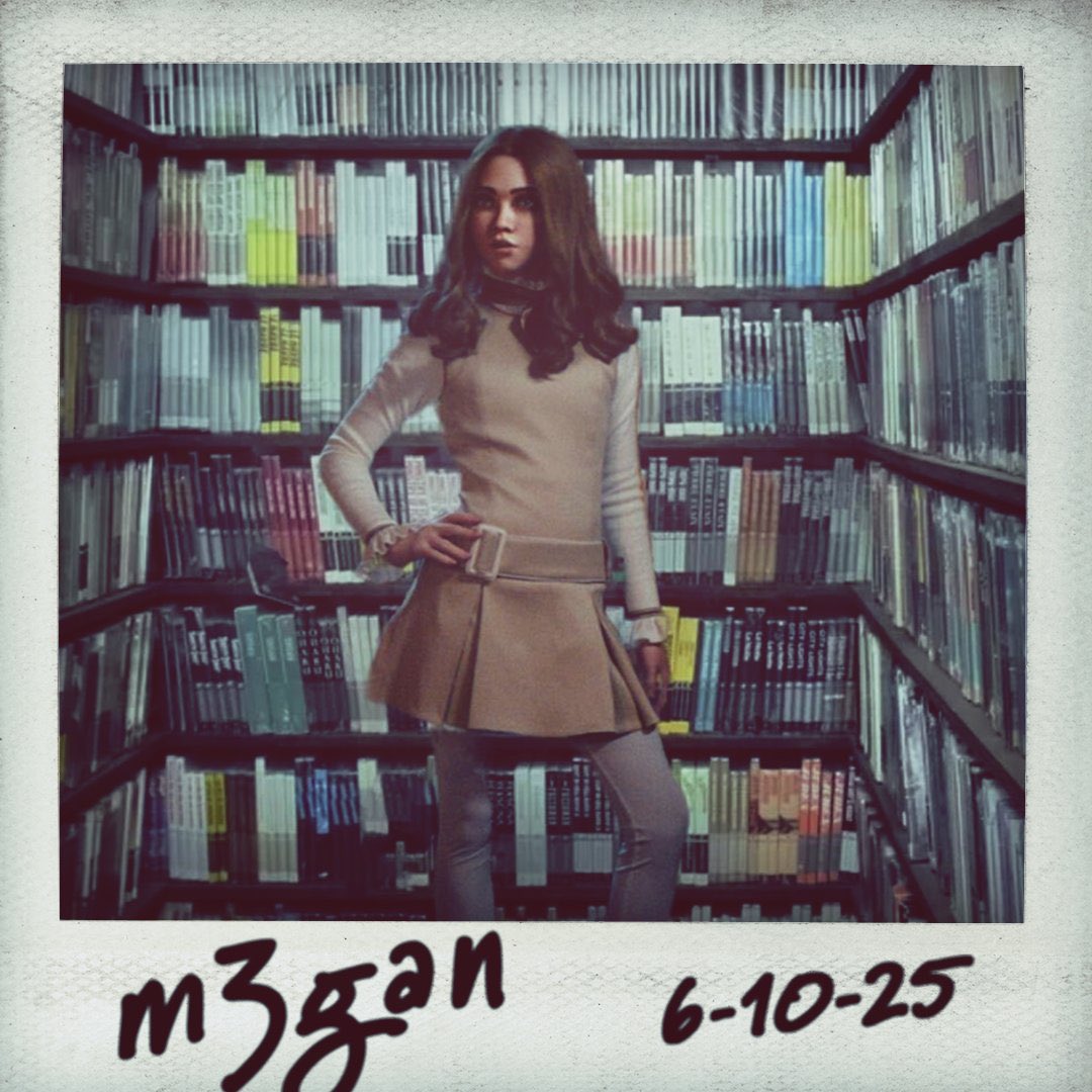 FilmUpdates's tweet photo. M3GAN reveals her Criterion Closet picks:

Mulholland Drive
Brazil
The Others
Rosemary’s Baby https://t.co/D7mfzBZ5CY