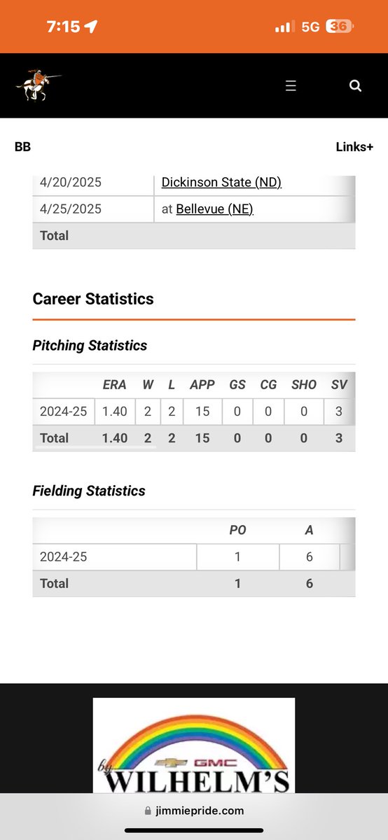 benbohlmann1's tweet photo. RHP TRANSFER PORTAL 
-1st team all conference 2025
-2025 conference reliever OTY 
FB 90-93
SL 84-86
CH 83-85 
@UncommittedUsa 
@BUncommitted https://t.co/H751wzolhI