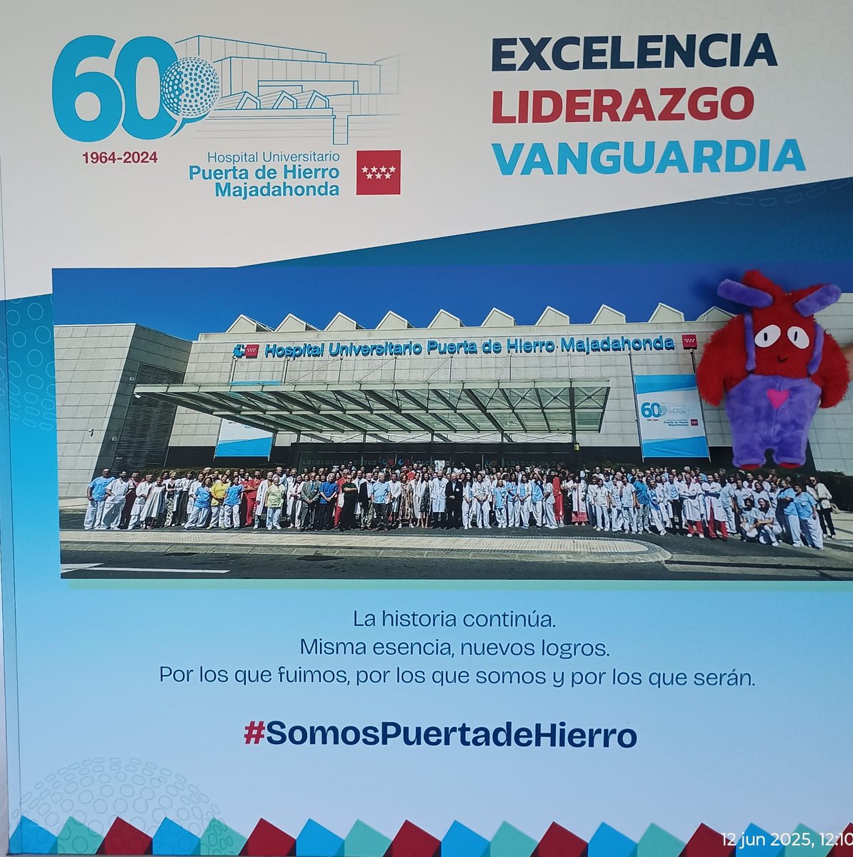 Hoy, 12 junio "Latiditos" 🧳visibiliza la #mch en mesa informativa en #HospitalPuertaDeHierro nos han visitado el cardiólogo Fernando Domínguez y la enfermera Ana Briceño junto a embajadores AEMCH David Garcia, Manuel  y Alberto . 
<a href="/AEMHipertrofica/">AEMCH</a> <a href="/BMSIberia/">Bristol Myers Squibb España & Portugal</a>  #MiCorazonHabla