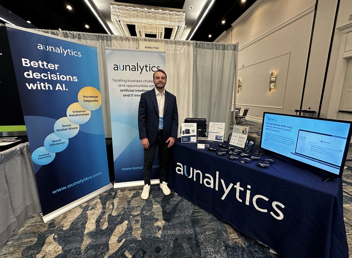 Aunalytics (@aunalytics) on Twitter photo Day #2 of ENGAGE is underway! Drew has been busy meeting with credit union leaders to talk all things data and #AI! Our Aunsight Intelligence Platform empowers teams to focus on the right members, surface key insights, and reclaim time for building relationships. <a href="/theleagueofcus/">The League of Credit Unions & Affiliates</a> Day #2 of ENGAGE is underway! Drew has been busy meeting with credit union leaders to talk all things data and #AI! Our Aunsight Intelligence Platform empowers teams to focus on the right members, surface key insights, and reclaim time for building relationships. <a href="/theleagueofcus/">The League of Credit Unions & Affiliates</a>