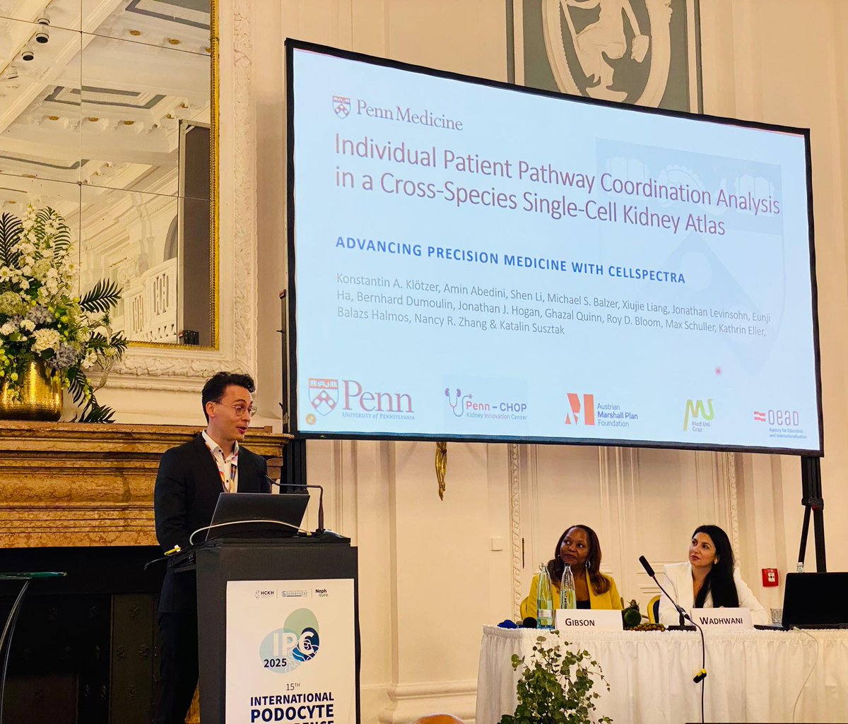 ISGDtweets's tweet image. 🚨 LATE-BREAKING SESSION ALERT 🚨 #PodocyteConference 🐙
Using single-cell functional profiling with CellSpectra towards personalized kidney disease approach by @KonstantinKltz 🔥 @PodocyteIPC @Tobias_B_Huber @KSusztak @JochenReiser @rkramann
